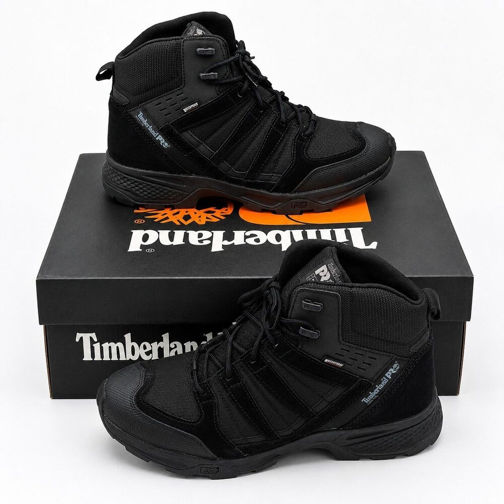Timberland PRO Switchback LT WP Soft Toe Work Boots Black Men’s 11.5 Wide